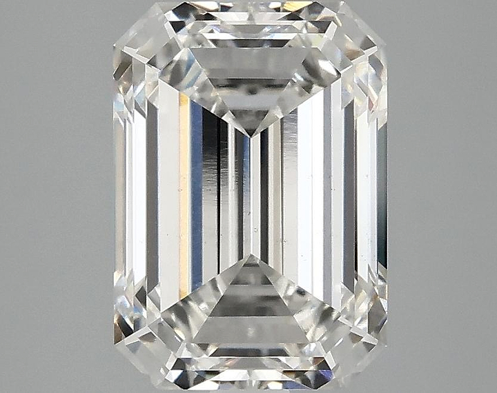 3.03 Carat Emerald Shaped Ideal Cut VS2 IGI Certified Lab Grown Diamond