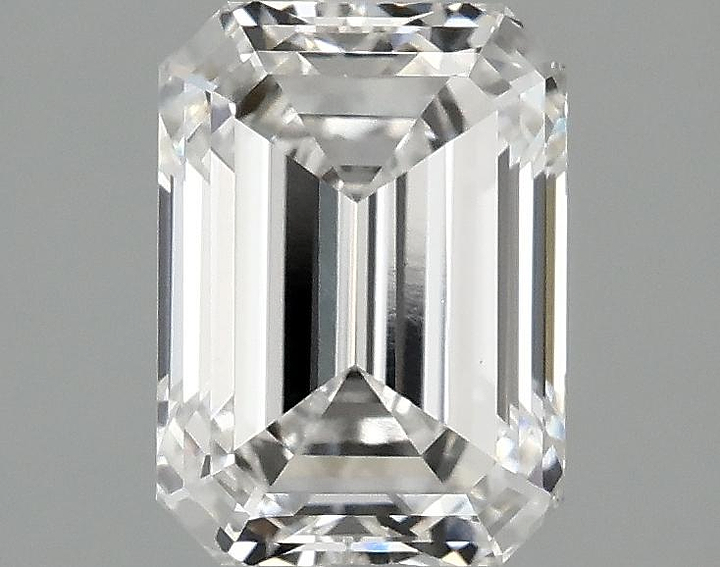 1.98 Carat Emerald Shaped Excellent Cut VVS2 IGI Certified Lab Grown Diamond