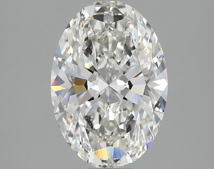 2.05 Carat Oval Shaped Ideal Cut VVS2 IGI Certified Lab Grown Diamond
