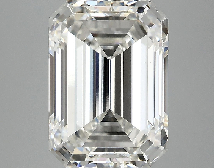 6.65 Carat Emerald Shaped Ideal Cut VVS2 IGI Certified Lab Grown Diamond