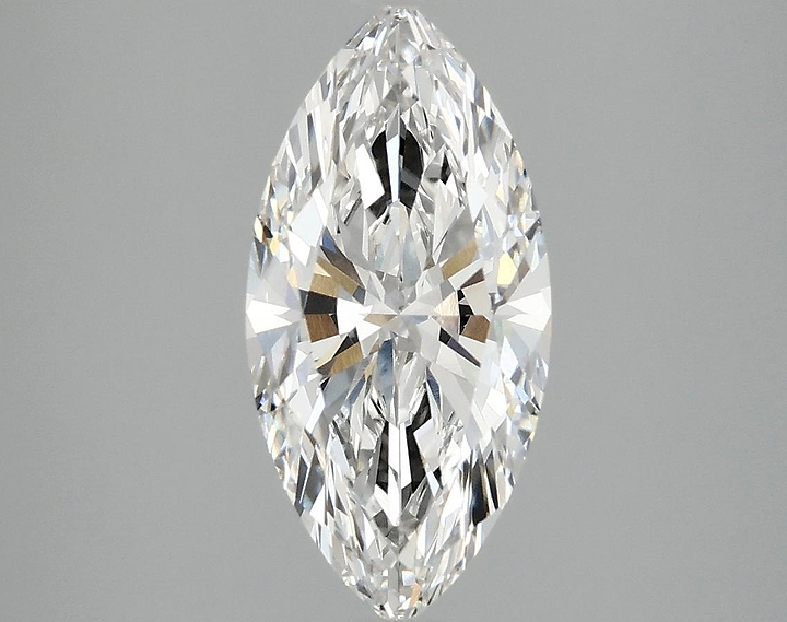 2.03 Carat Marquise Shaped Excellent Cut VVS2 IGI Certified Lab Grown Diamond
