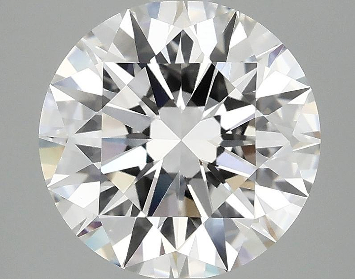 3.08 Carat Round Shaped Excellent Cut VVS2 IGI Certified Lab Grown Diamond
