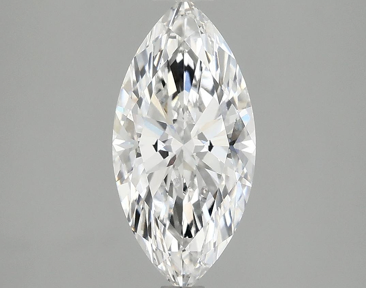 1.86 Carat Marquise Shaped Excellent Cut VS1 IGI Certified Lab Grown Diamond