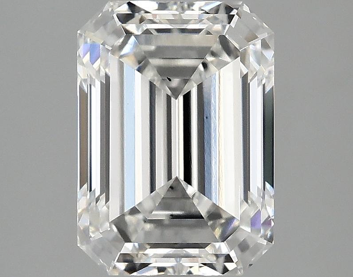 2.5 Carat Emerald Shaped Ideal Cut VS2 IGI Certified Lab Grown Diamond