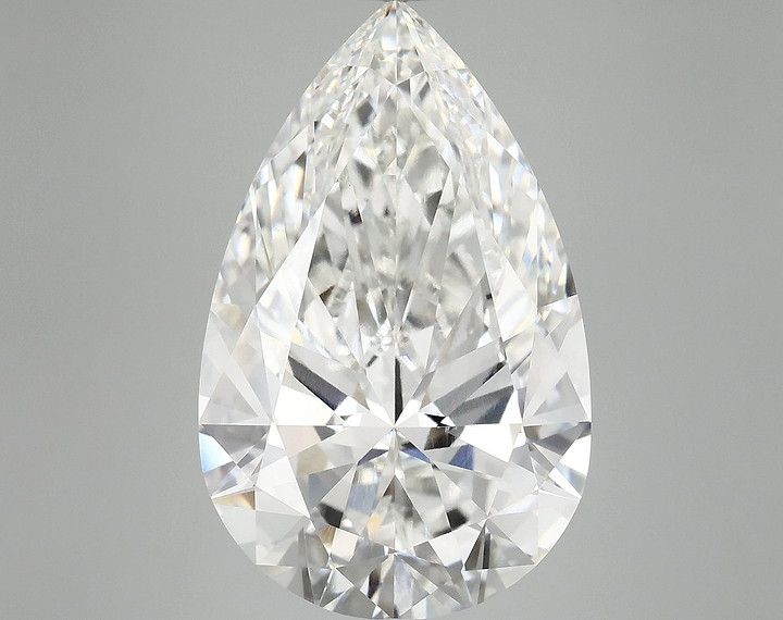 10.7 Carat Pear Shaped Ideal Cut VVS2 IGI Certified Lab Grown Diamond
