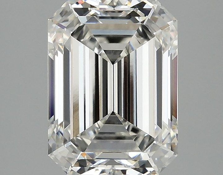 2.96 Carat Emerald Shaped Excellent Cut VVS2 IGI Certified Lab Grown Diamond