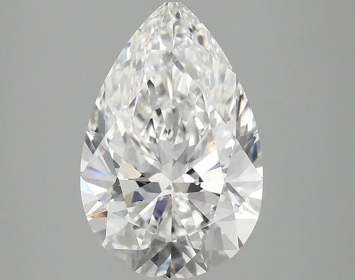 3.09 Carat Pear Shaped Ideal Cut VS1 IGI Certified Lab Grown Diamond