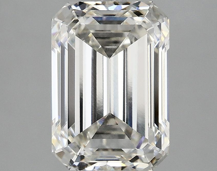3.01 Carat Emerald Shaped Ideal Cut VVS2 IGI Certified Lab Grown Diamond