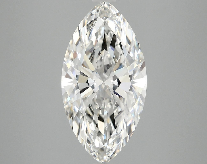 3.06 Carat Marquise Shaped Ideal Cut VVS2 IGI Certified Lab Grown Diamond