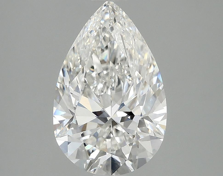 2.45 Carat Pear Shaped Ideal Cut VVS2 IGI Certified Lab Grown Diamond