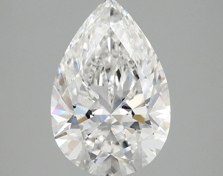 3.05 Carat Pear Shaped Excellent Cut VS2 IGI Certified Lab Grown Diamond