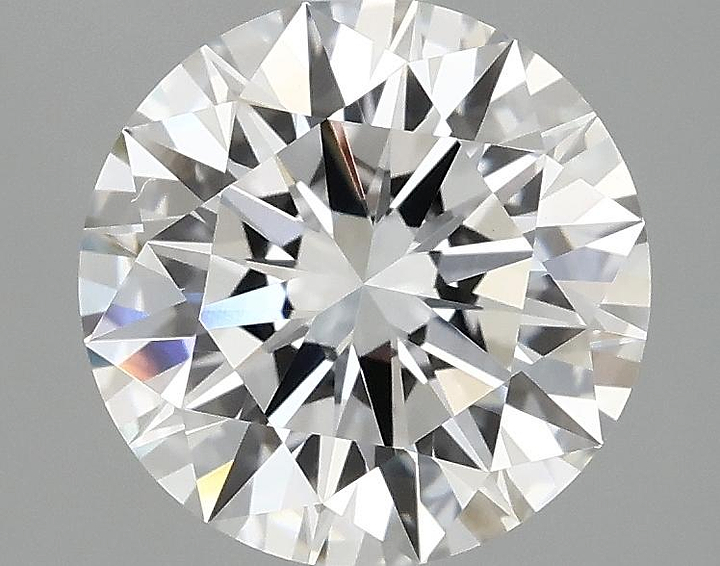 2.58 Carat Round Shaped Ideal Cut VVS2 IGI Certified Lab Grown Diamond