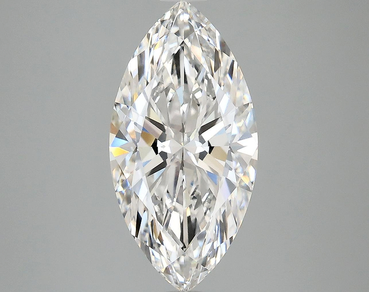 3.02 Carat Marquise Shaped Ideal Cut VVS2 IGI Certified Lab Grown Diamond