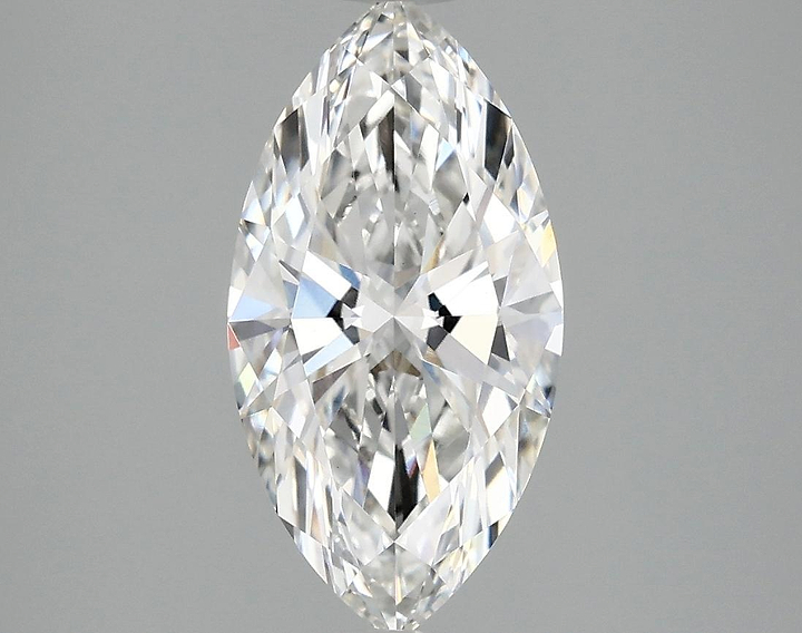 2.01 Carat Marquise Shaped Ideal Cut VVS2 IGI Certified Lab Grown Diamond