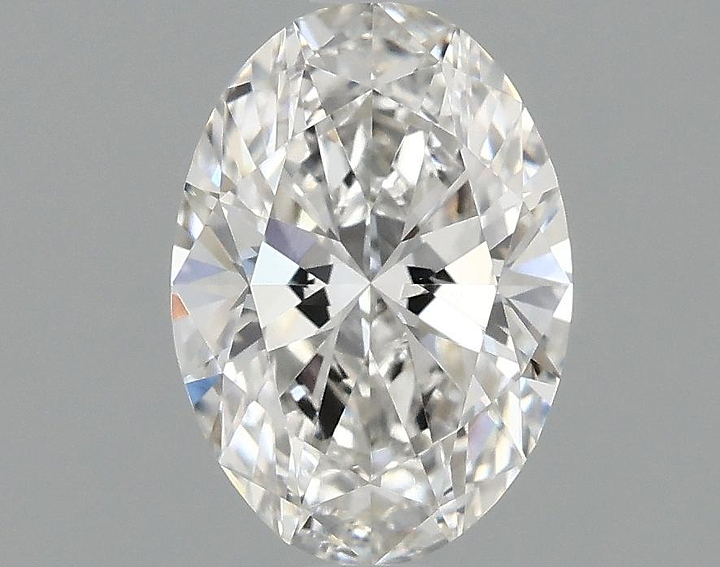 0.98 Carat Oval Shaped Ideal Cut VVS2 IGI Certified Lab Grown Diamond