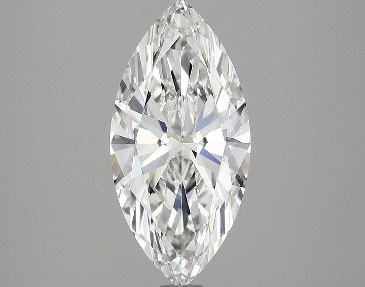 1.98 Carat Marquise Shaped Excellent Cut VVS2 IGI Certified Lab Grown Diamond