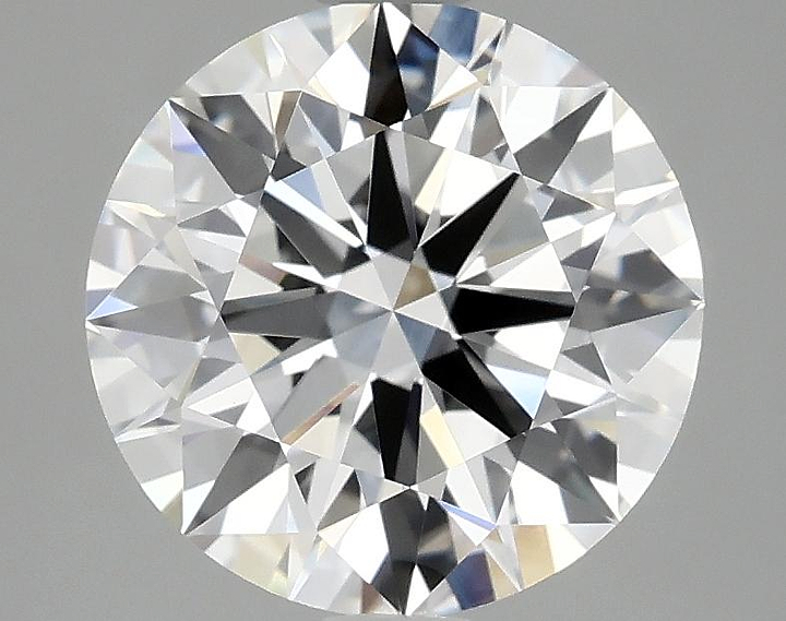 2.86 Carat Round Shaped Ideal Cut VVS2 IGI Certified Lab Grown Diamond