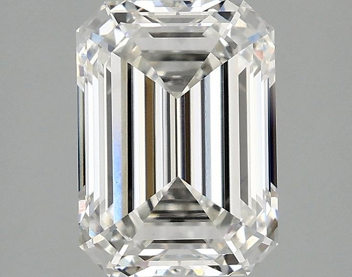 2.1 Carat Emerald Shaped Excellent Cut VVS2 IGI Certified Lab Grown Diamond