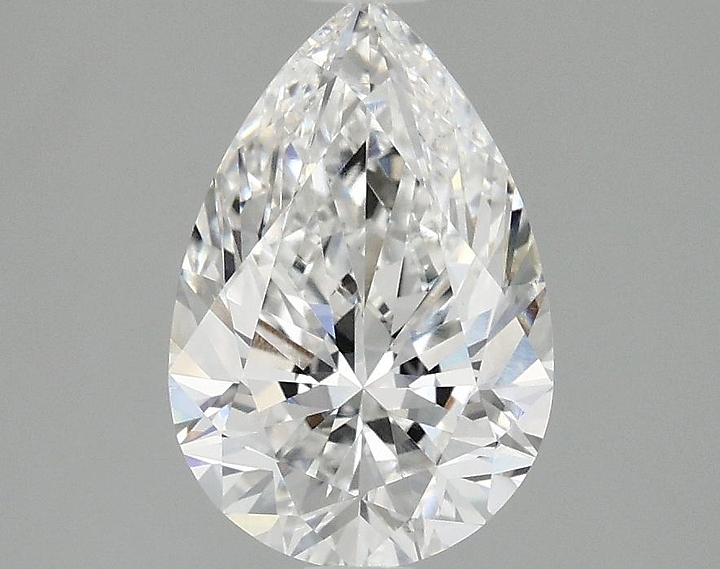 2.08 Carat Pear Shaped Excellent Cut VVS2 IGI Certified Lab Grown Diamond