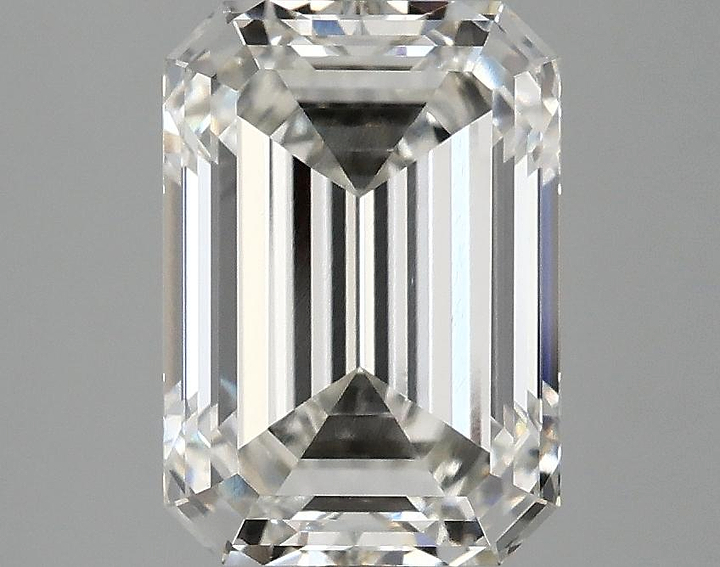 3.07 Carat Emerald Shaped Ideal Cut VVS2 IGI Certified Lab Grown Diamond