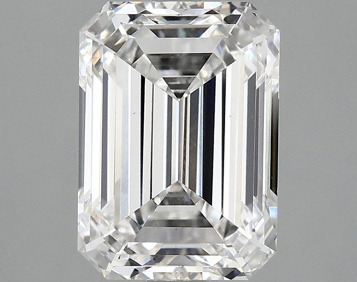 3.08 Carat Emerald Shaped Excellent Cut VS1 IGI Certified Lab Grown Diamond