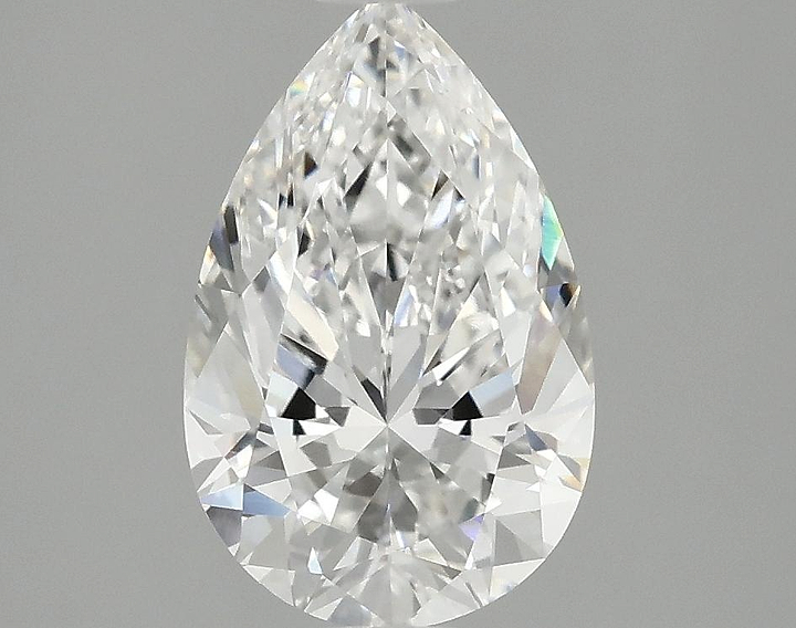 2.05 Carat Pear Shaped Ideal Cut VVS2 IGI Certified Lab Grown Diamond