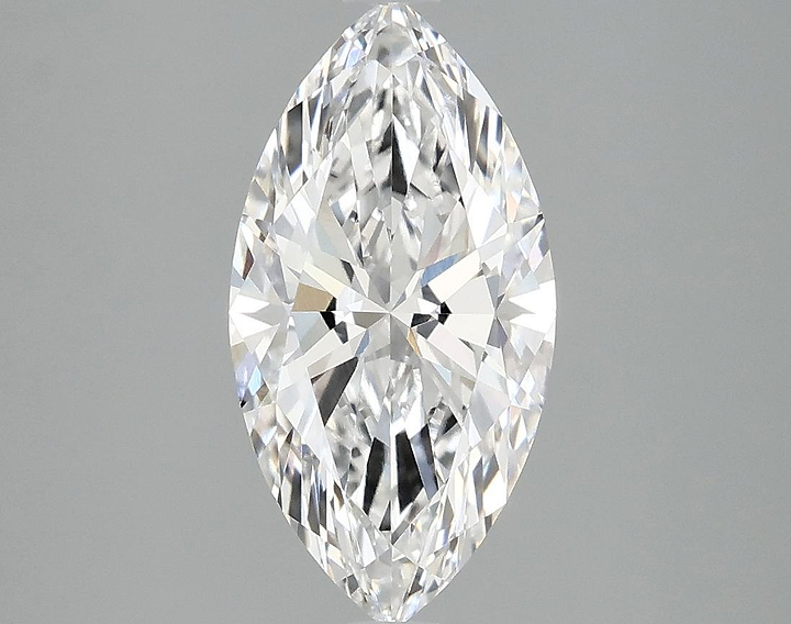 2.09 Carat Marquise Shaped Ideal Cut VVS2 IGI Certified Lab Grown Diamond