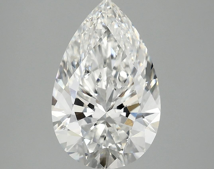 3.03 Carat Pear Shaped Ideal Cut VVS2 IGI Certified Lab Grown Diamond