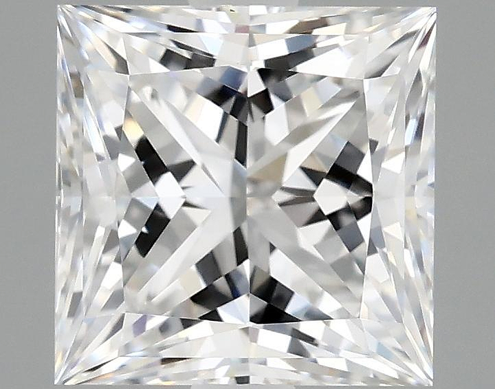 2.08 Carat Princess Shaped Ideal Cut VVS2 IGI Certified Lab Grown Diamond