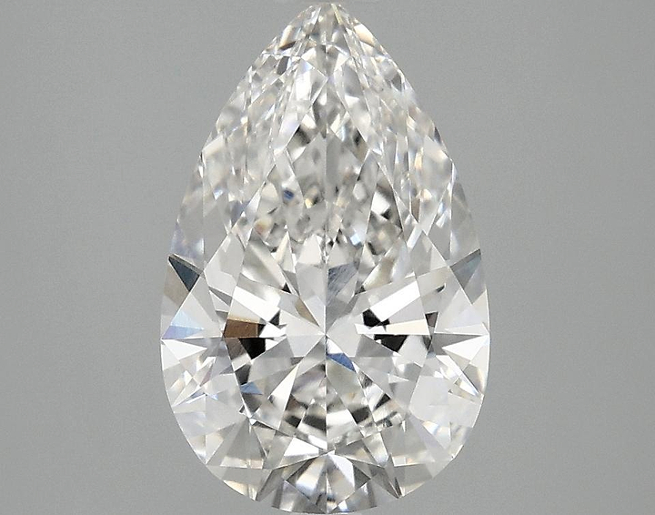 2.09 Carat Pear Shaped Ideal Cut VVS2 IGI Certified Lab Grown Diamond