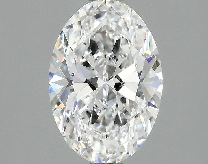 1.53 Carat Oval Shaped Ideal Cut VVS2 IGI Certified Lab Grown Diamond