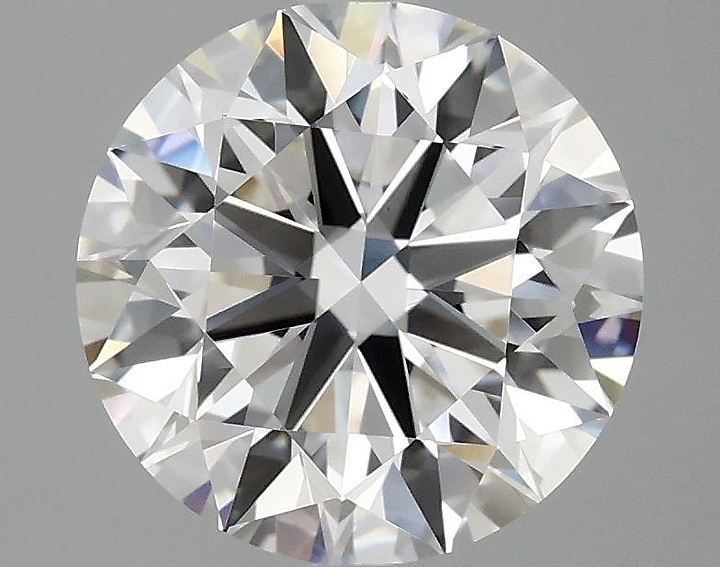 3.09 Carat Round Shaped Excellent Cut VVS2 IGI Certified Lab Grown Diamond