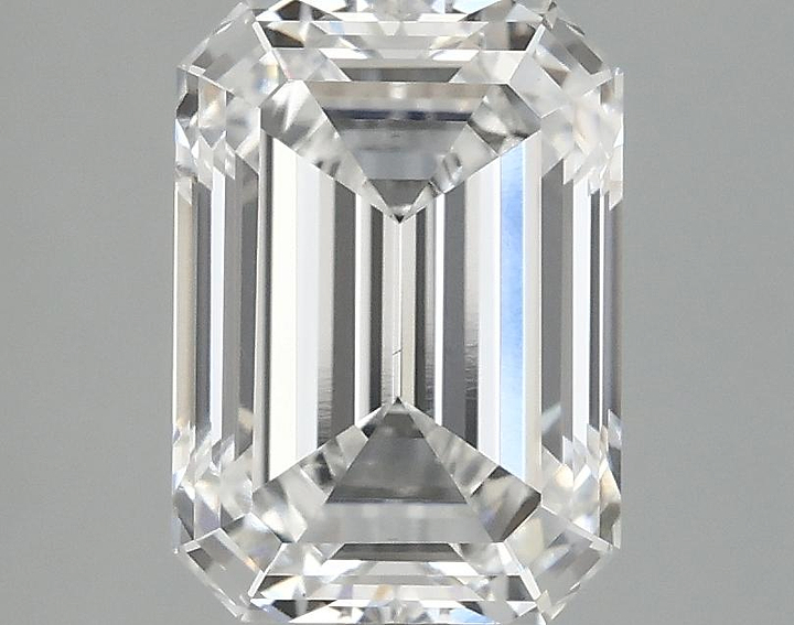 2.92 Carat Emerald Shaped Ideal Cut VS1 IGI Certified Lab Grown Diamond