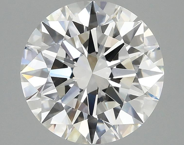 2.52 Carat Round Shaped Ideal Cut VVS2 IGI Certified Lab Grown Diamond
