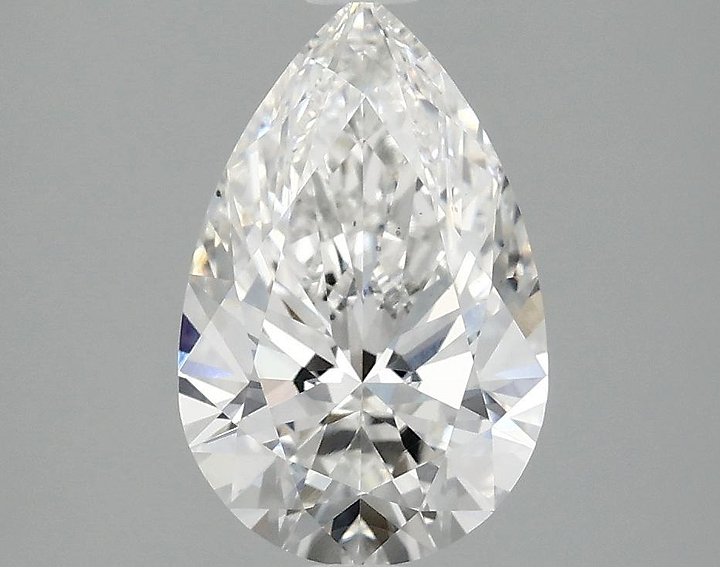 2.08 Carat Pear Shaped Ideal Cut VS2 IGI Certified Lab Grown Diamond