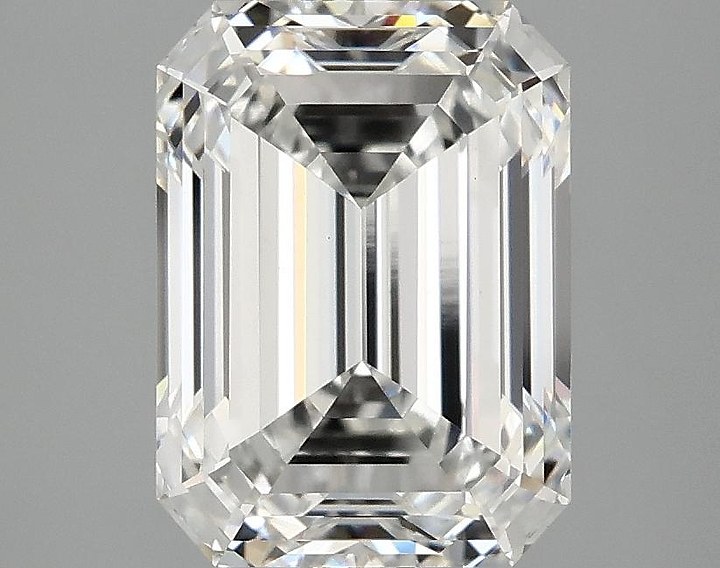 3.04 Carat Emerald Shaped Excellent Cut VVS2 IGI Certified Lab Grown Diamond