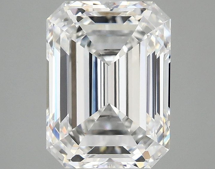 2.98 Carat Emerald Shaped Excellent Cut VVS2 IGI Certified Lab Grown Diamond