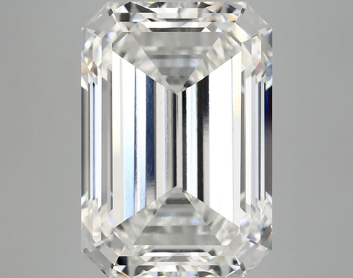 12.57 Carat Emerald Shaped Ideal Cut VVS2 IGI Certified Lab Grown Diamond