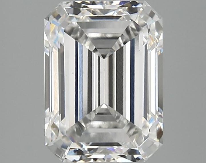 3.07 Carat Emerald Shaped Excellent Cut VS1 IGI Certified Lab Grown Diamond