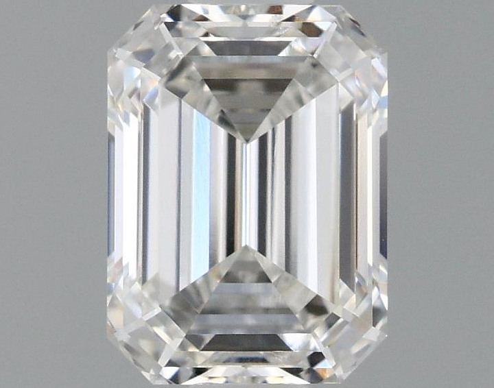 0.98 Carat Emerald Shaped Excellent Cut VVS2 IGI Certified Lab Grown Diamond