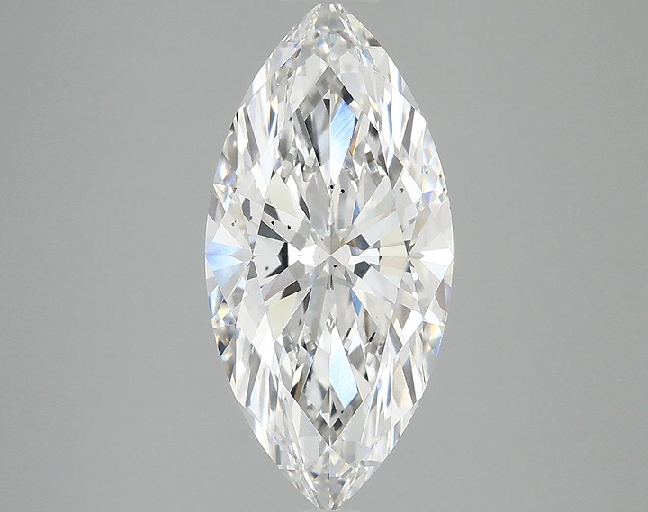 3.03 Carat Marquise Shaped Excellent Cut SI1 IGI Certified Lab Grown Diamond