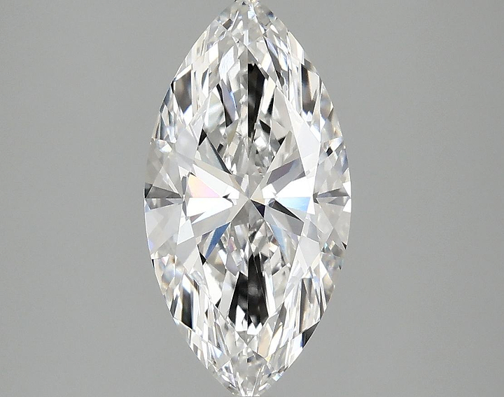 2.01 Carat Marquise Shaped Ideal Cut VVS2 IGI Certified Lab Grown Diamond