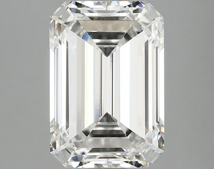 2.54 Carat Emerald Shaped Ideal Cut VS1 IGI Certified Lab Grown Diamond