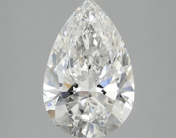 2.07 Carat Pear Shaped Ideal Cut SI1 IGI Certified Lab Grown Diamond