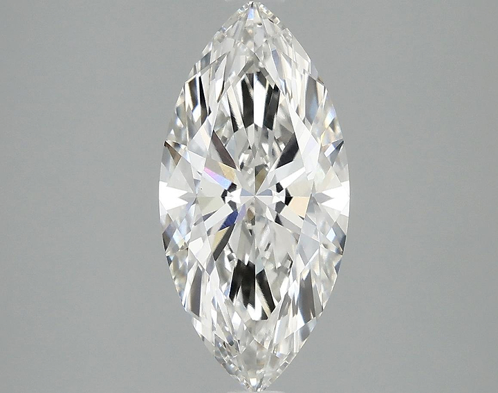 2.07 Carat Marquise Shaped Excellent Cut VVS2 IGI Certified Lab Grown Diamond