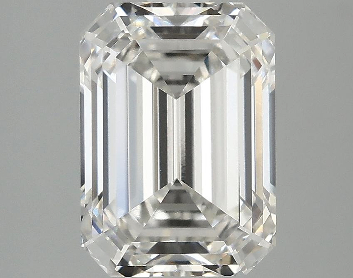 3.08 Carat Emerald Shaped Ideal Cut VVS2 IGI Certified Lab Grown Diamond