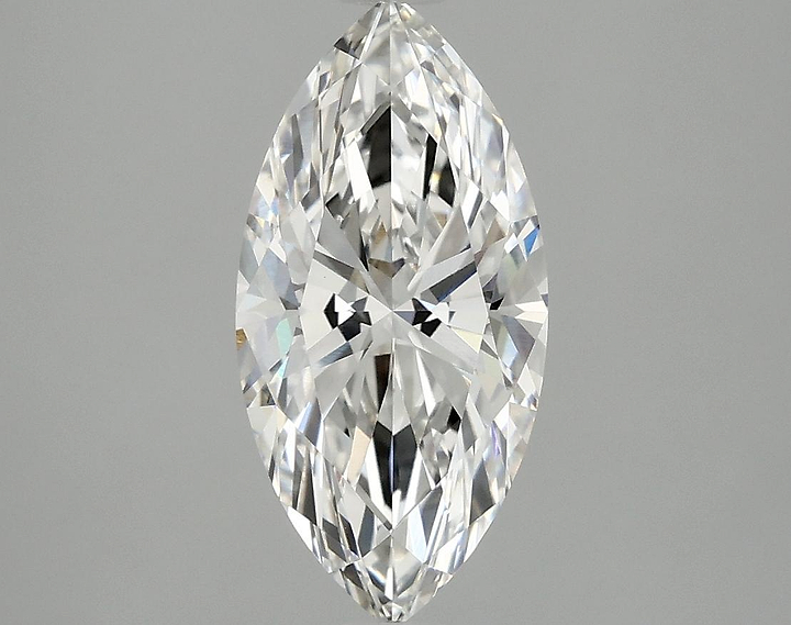 2.09 Carat Marquise Shaped Ideal Cut VVS2 IGI Certified Lab Grown Diamond