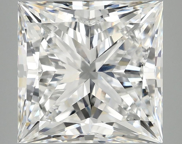 7.76 Carat Princess Shaped Ideal Cut VS1 IGI Certified Lab Grown Diamond