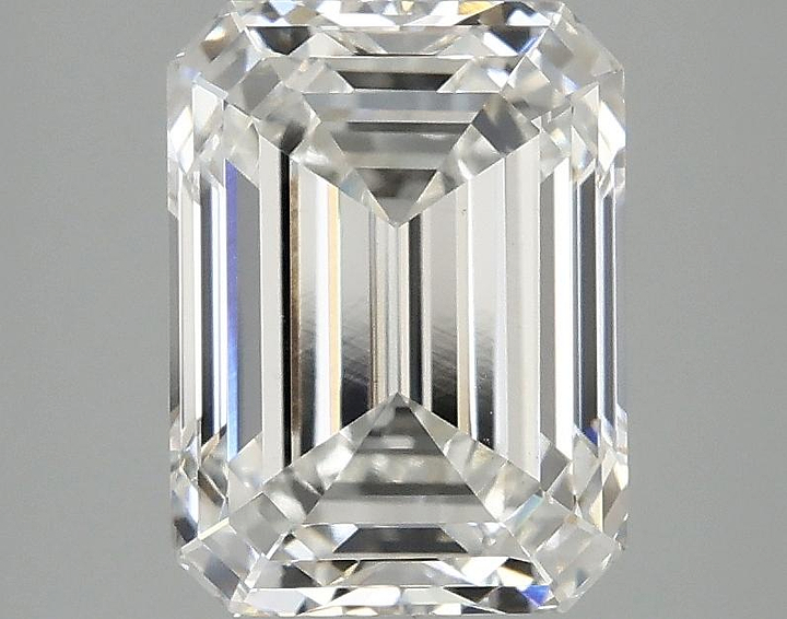 3.02 Carat Emerald Shaped Excellent Cut VS1 IGI Certified Lab Grown Diamond