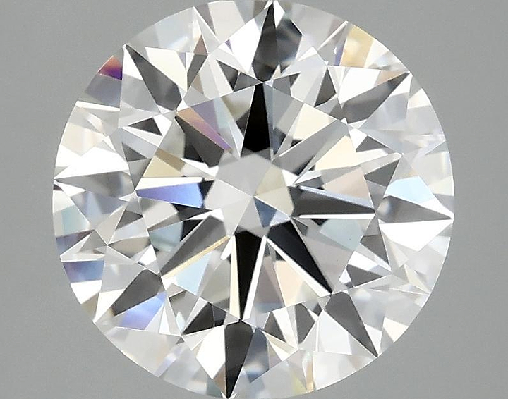 3.09 Carat Round Shaped Ideal Cut VVS2 IGI Certified Lab Grown Diamond